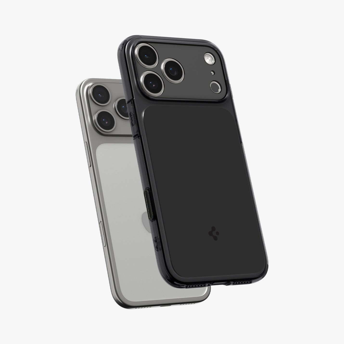 ქეისი Spigen Ultra Hybrid "T" MagSafe iPhone 17 Pro Max – გამჭვირვალე და მატოვი პრემიუმ კლასის Spigen ქეისი, კამერის ღილაკის დაცვით და მაგსეიფი მხარდაჭერით.