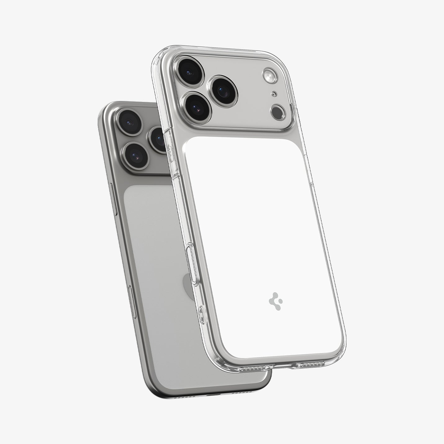 ქეისი Spigen Ultra Hybrid "T" MagSafe iPhone 17 Pro Max – გამჭვირვალე და მატოვი პრემიუმ კლასის Spigen ქეისი, კამერის ღილაკის დაცვით და მაგსეიფი მხარდაჭერით.