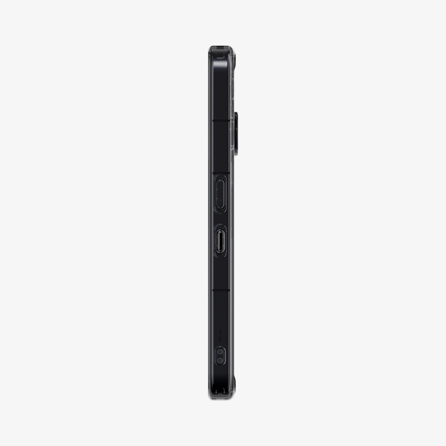 ქეისი Spigen Ultra Hybrid Zero One Nothing 3 Case არის განსხვავებული და ფუტურისტული ჩასადები, დამზადებული პრემიუმ მასალებისგან, რომელიც იცავს სმარტფონს და ერთდროულად უსვამს ხაზს მის დიზაინს; Spigen Ultra Hybrid Zero One Nothing 3 Case is a unique and futuristic premium case, crafted from high-quality materials to protect the smartphone while enhancing its design.