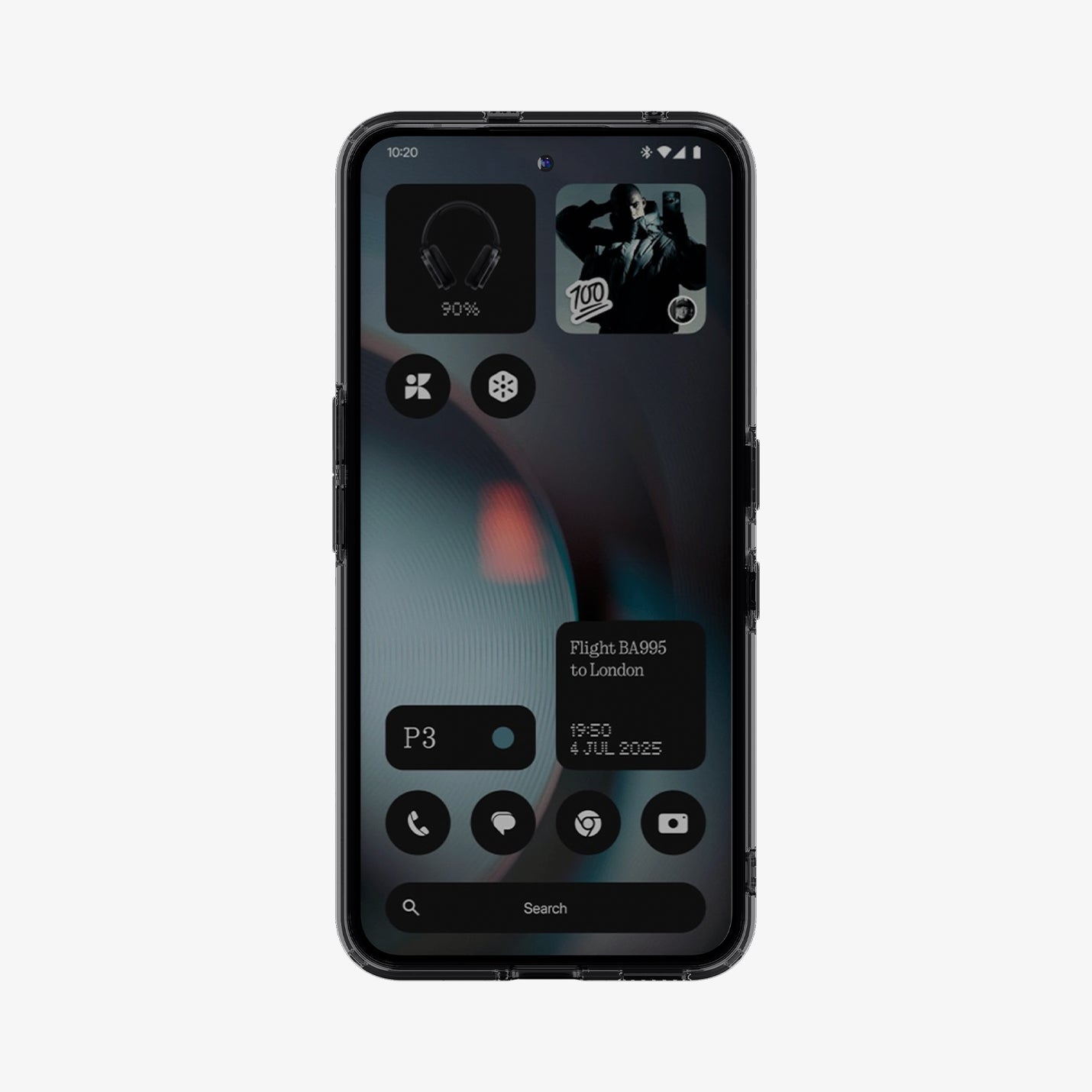 ქეისი Spigen Ultra Hybrid Zero One Nothing 3 Case არის განსხვავებული და ფუტურისტული ჩასადები, დამზადებული პრემიუმ მასალებისგან, რომელიც იცავს სმარტფონს და ერთდროულად უსვამს ხაზს მის დიზაინს; Spigen Ultra Hybrid Zero One Nothing 3 Case is a unique and futuristic premium case, crafted from high-quality materials to protect the smartphone while enhancing its design.