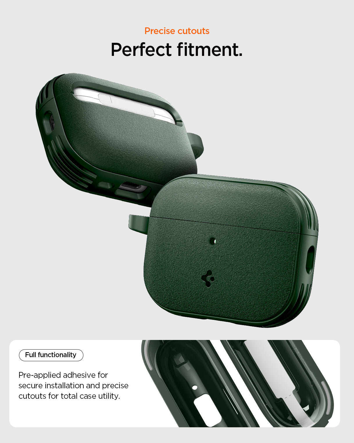 ქეისი Spigen Vault AirPods Pro 3 – პრემიუმ კლასის Spigen ქეისი მაგსეიფი (MagSafe) მხარდაჭერით და დაცვაზე ორიენტირებული დიზაინით.