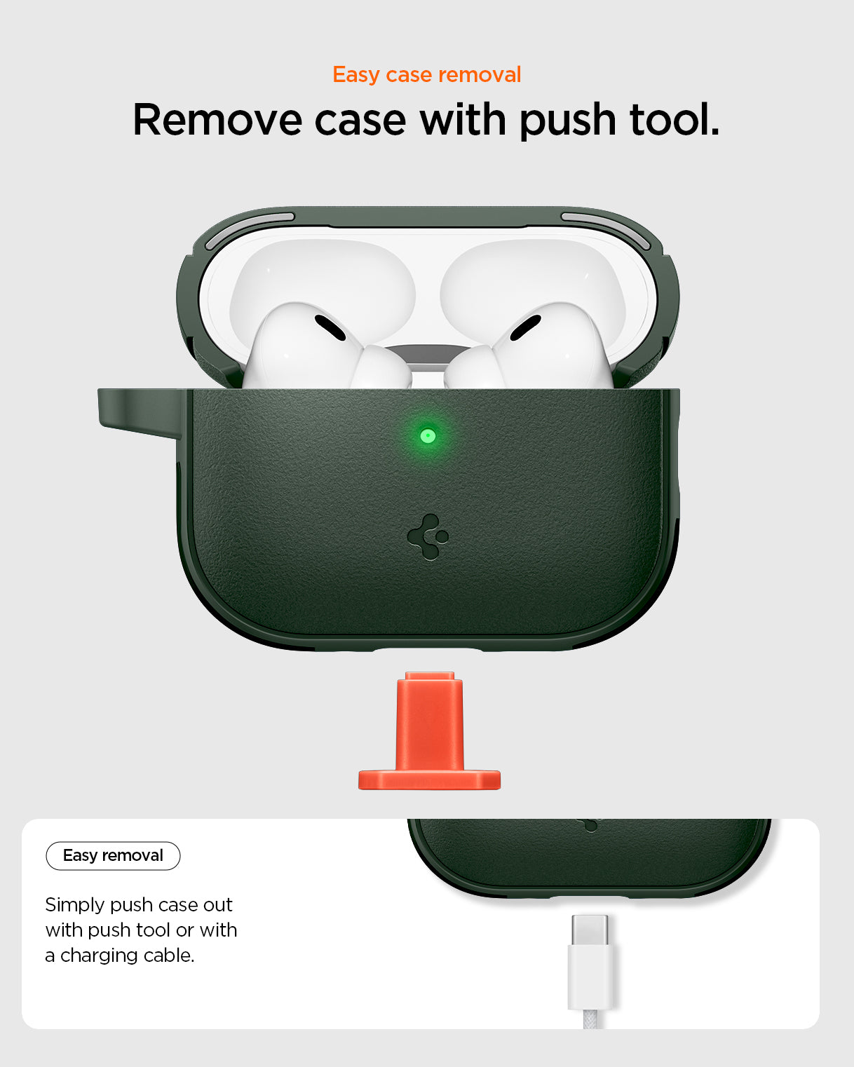 ქეისი Spigen Vault AirPods Pro 3 – პრემიუმ კლასის Spigen ქეისი მაგსეიფი (MagSafe) მხარდაჭერით და დაცვაზე ორიენტირებული დიზაინით.