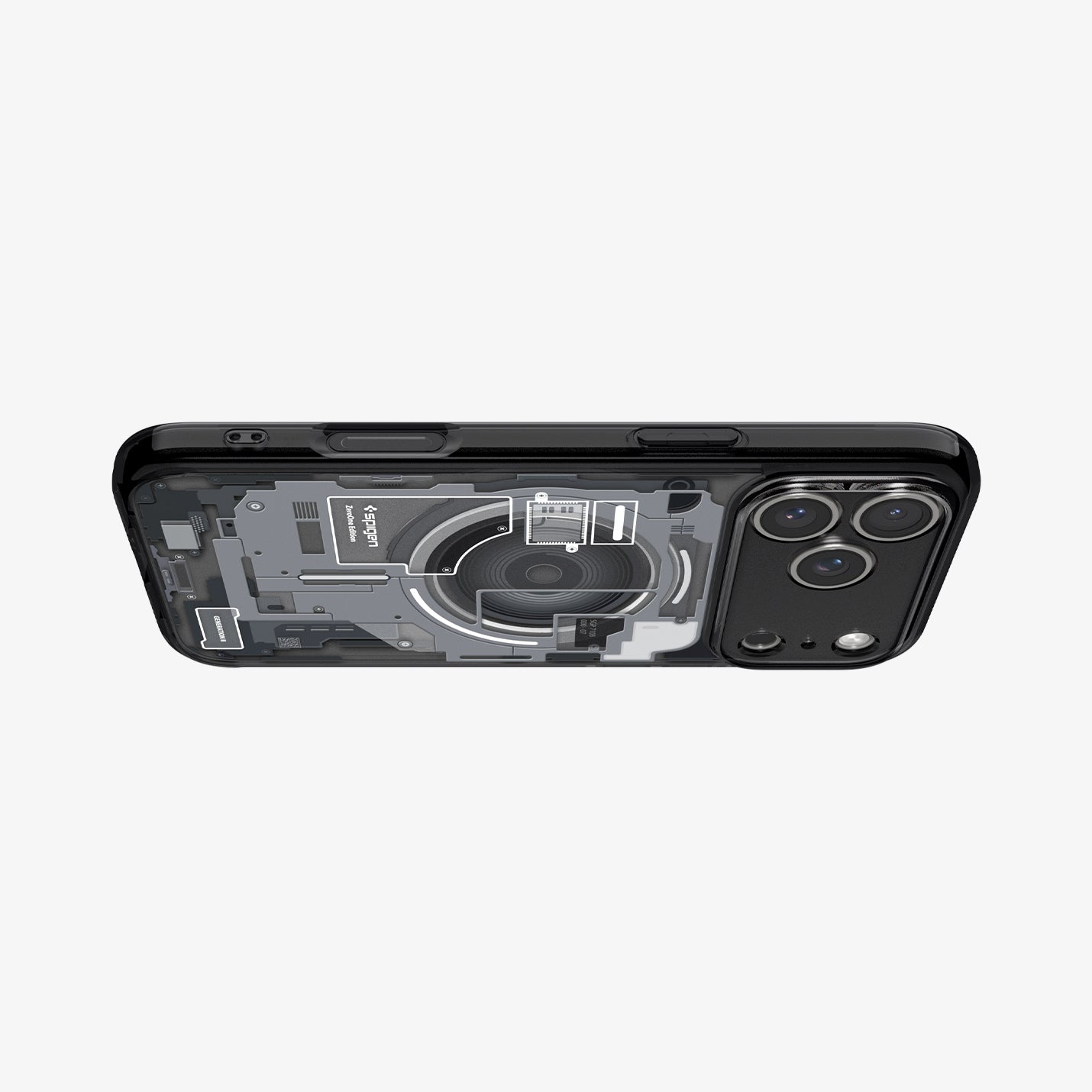 ქეისი Spigen Zero One With MagSafe iPhone 17 Pro – პრემიუმ ხარისხის ჩასადები, განსხვავებული დიზაინით და კამერის ღილაკის დაცვით.