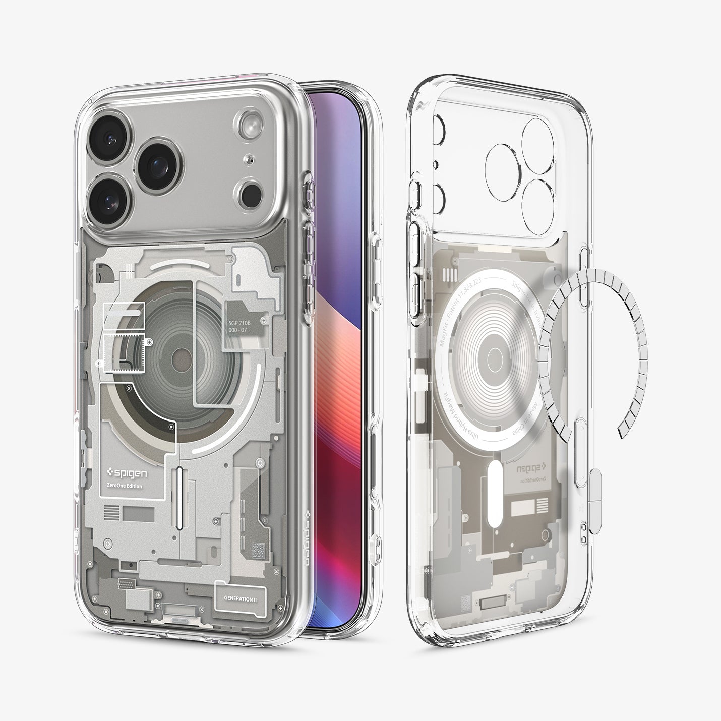 ქეისი Spigen Zero One With MagSafe iPhone 17 Pro Max – პრემიუმ ხარისხის ჩასადები, განსხვავებული დიზაინით და კამერის ღილაკის დაცვით.