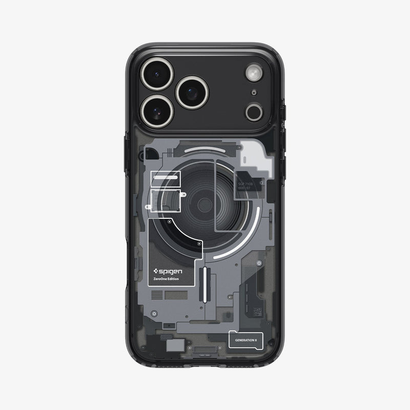 ქეისი Spigen Zero One With MagSafe iPhone 17 Pro Max – პრემიუმ ხარისხის ჩასადები, განსხვავებული დიზაინით და კამერის ღილაკის დაცვით.
