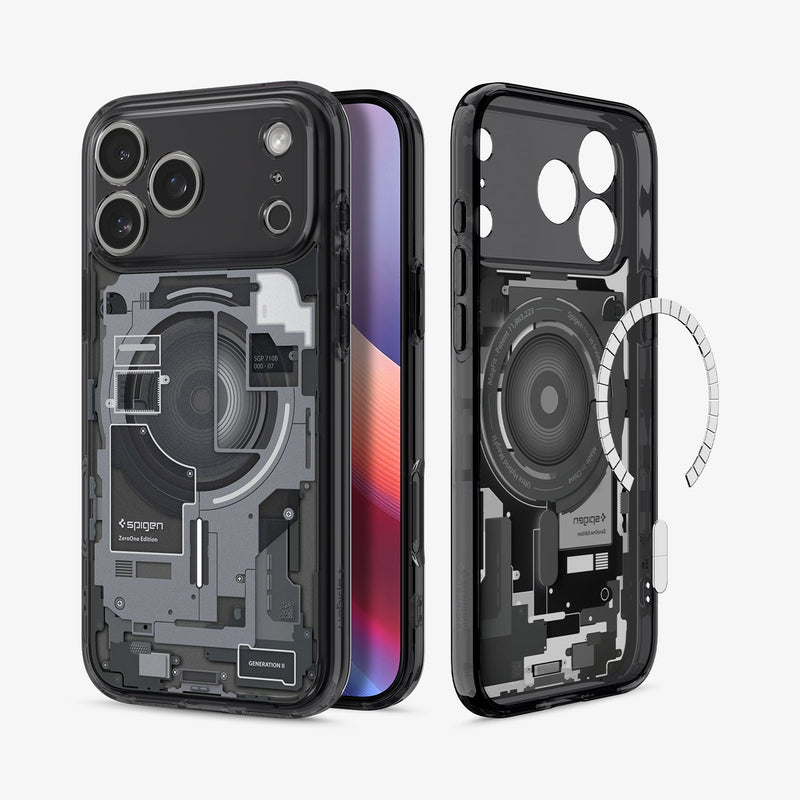 ქეისი Spigen Zero One With MagSafe iPhone 17 Pro Max – პრემიუმ ხარისხის ჩასადები, განსხვავებული დიზაინით და კამერის ღილაკის დაცვით.