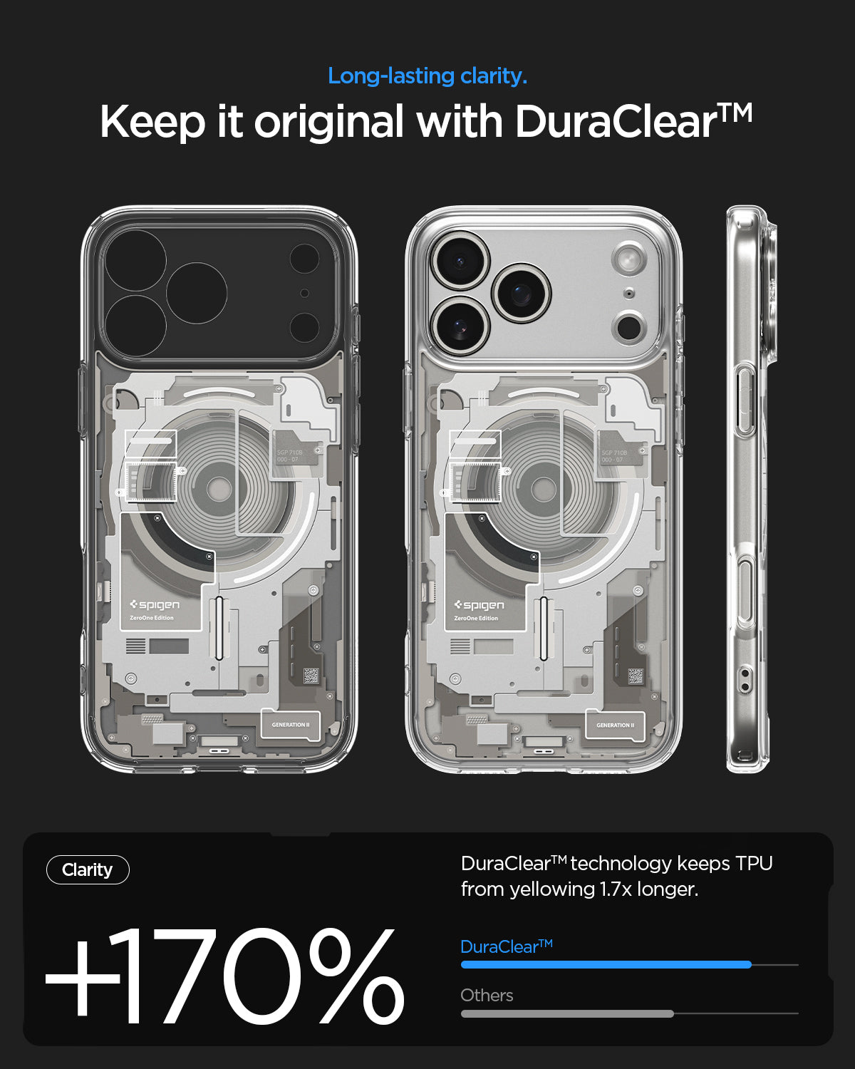 ქეისი Spigen Zero One With MagSafe iPhone 17 Pro Max – პრემიუმ ხარისხის ჩასადები, განსხვავებული დიზაინით და კამერის ღილაკის დაცვით.