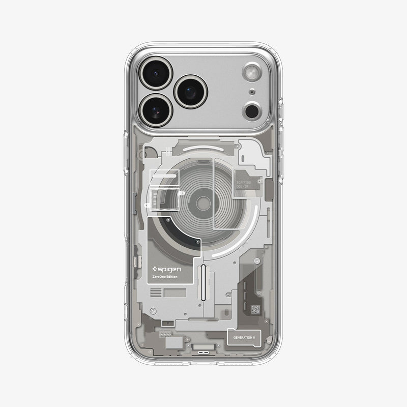 ქეისი Spigen Zero One With MagSafe iPhone 17 Pro Max – პრემიუმ ხარისხის ჩასადები, განსხვავებული დიზაინით და კამერის ღილაკის დაცვით.