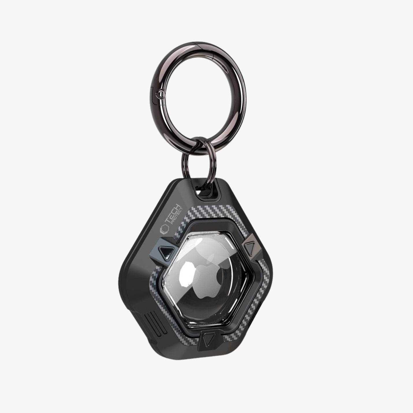 Tech-Protect Defense დამცავი ქეისი AirTag-ისთვის, გამძლე დიზაინით და უსაფრთხო დამაგრებით ყოველდღიური გამოყენებისთვის