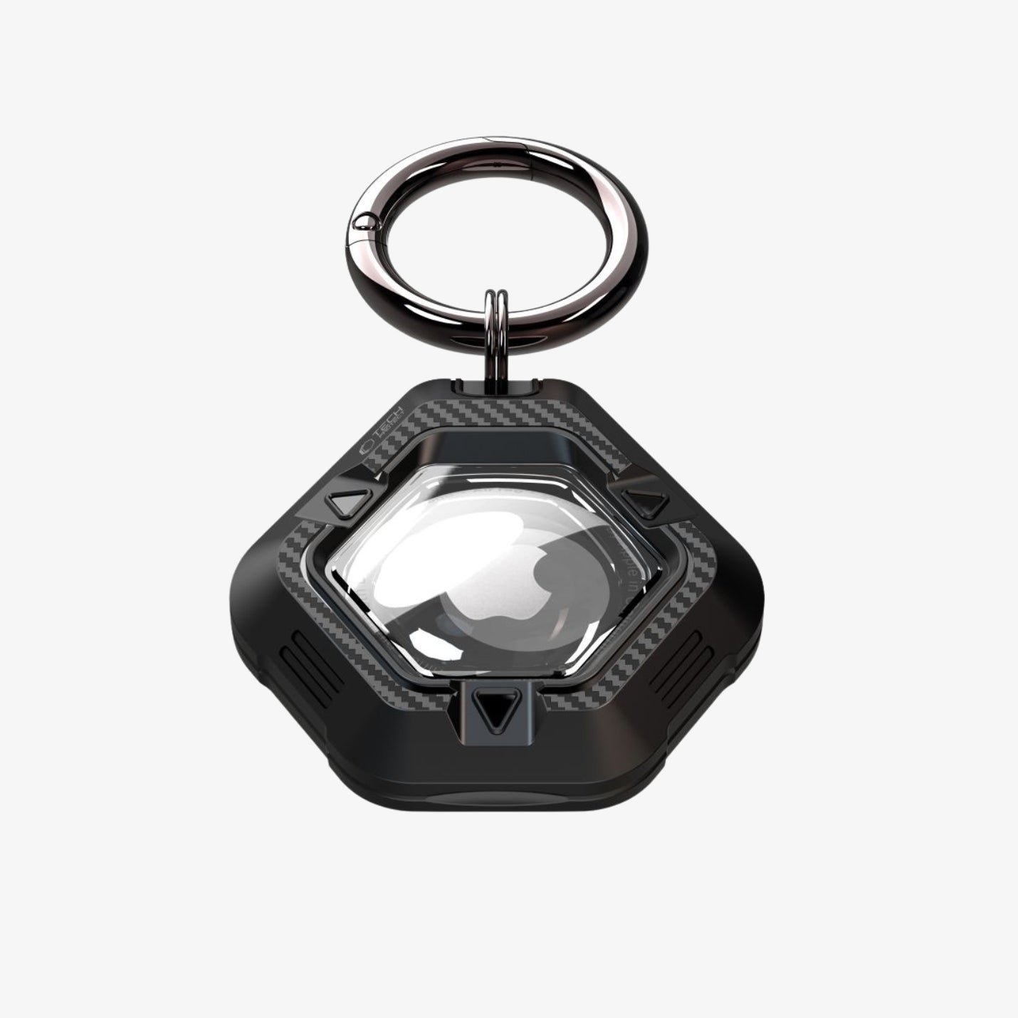 Tech-Protect Defense დამცავი ქეისი AirTag-ისთვის, გამძლე დიზაინით და უსაფრთხო დამაგრებით ყოველდღიური გამოყენებისთვის