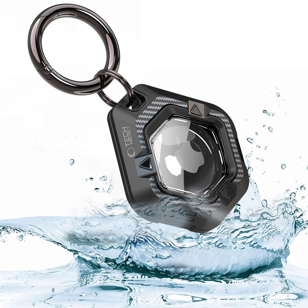 Tech-Protect Defense დამცავი ქეისი AirTag-ისთვის, გამძლე დიზაინით და უსაფრთხო დამაგრებით ყოველდღიური გამოყენებისთვის