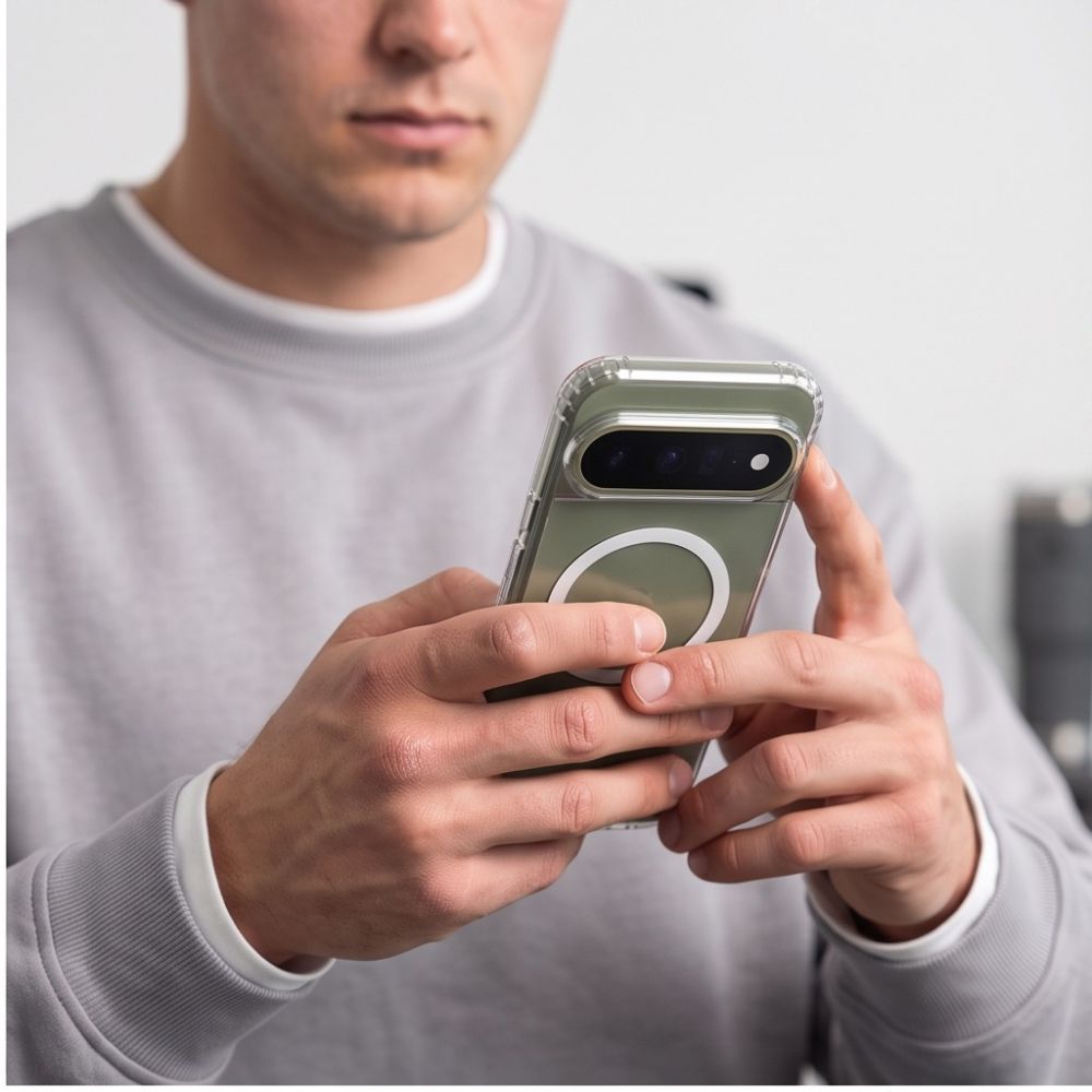 Tech-Protect FlexAir Hybrid MagSafe ქეისი Pixel 9 Pro გამჭვირვალე დიზაინით
