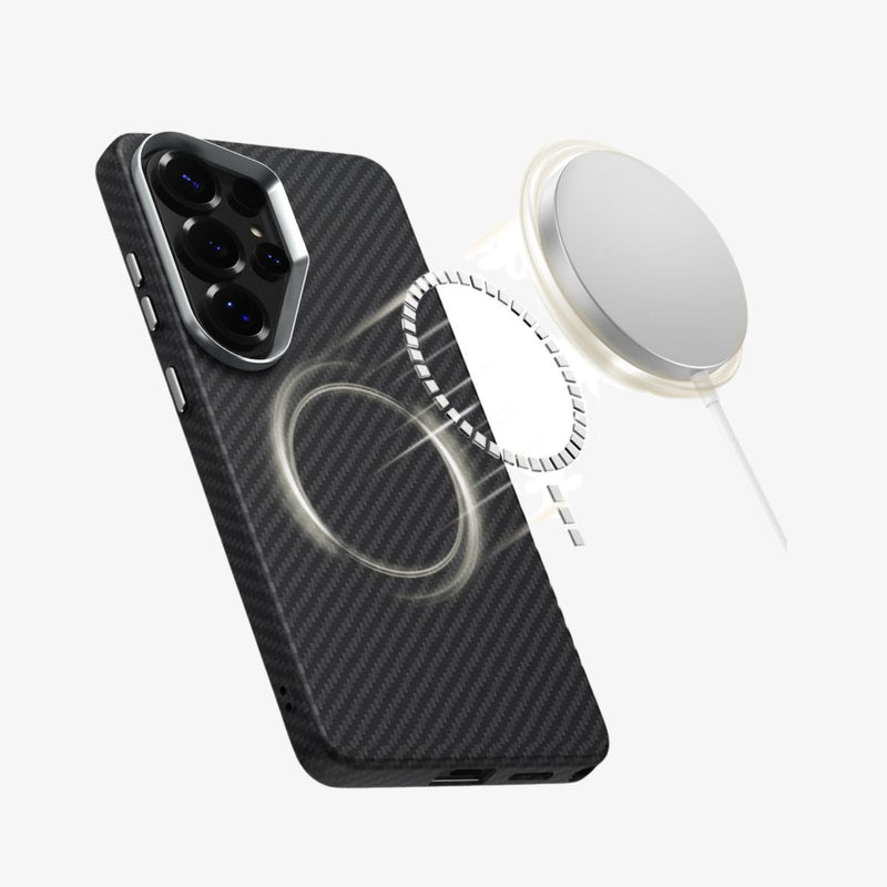 პრემიუმ Tech-Protect Ion Carbon MagSafe ქეისი ძლიერი დაცვით