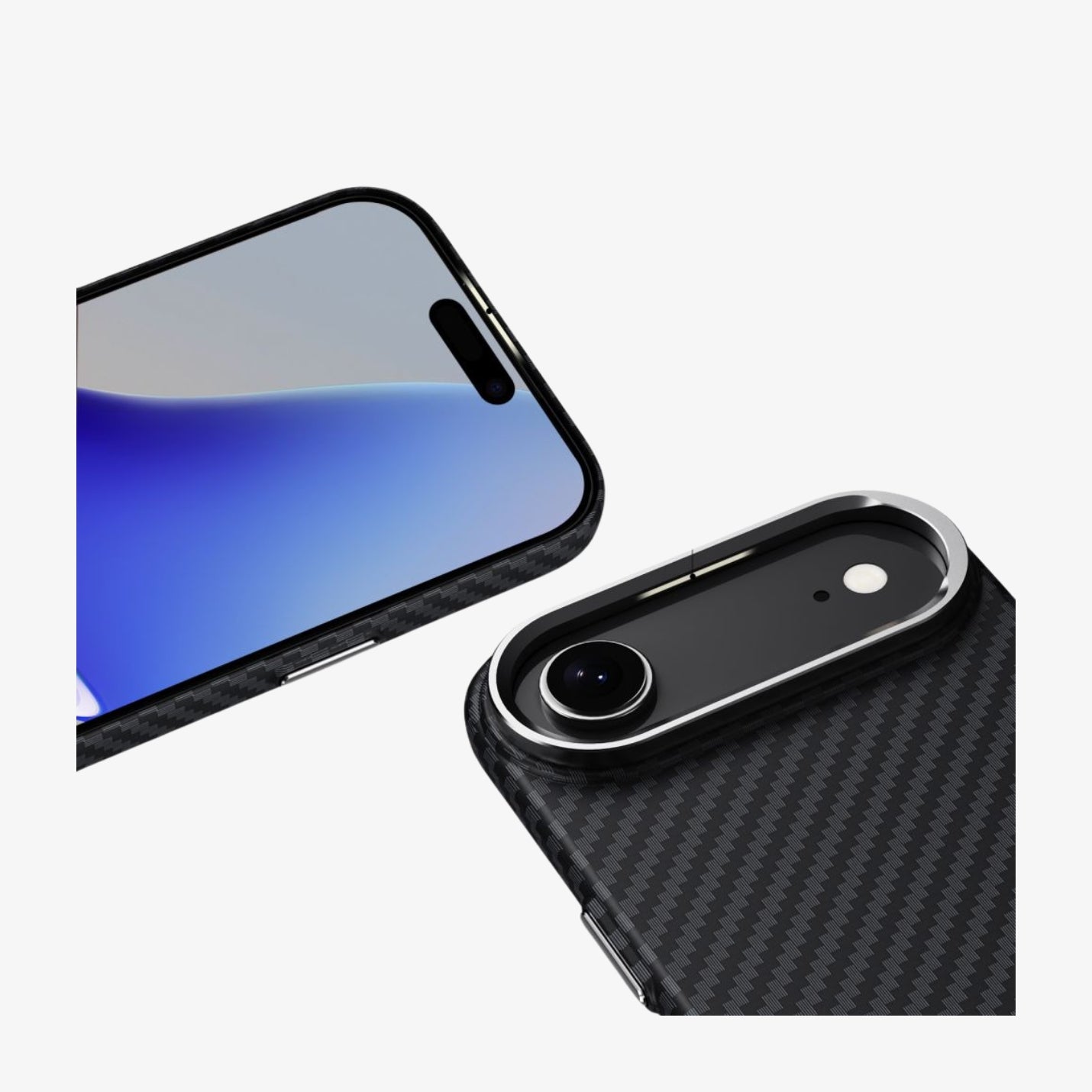 თხელი და მსუბუქი ჩასადები Tech-Protect Ion Carbon MagSafe iPhone 17 Air-სთვის – კარბონის მასალა და მაგსეიფ მხარდაჭერა / Slim and lightweight premium case Tech-Protect Ion Carbon MagSafe iPhone 17 Air – carbon material with full MagSafe support