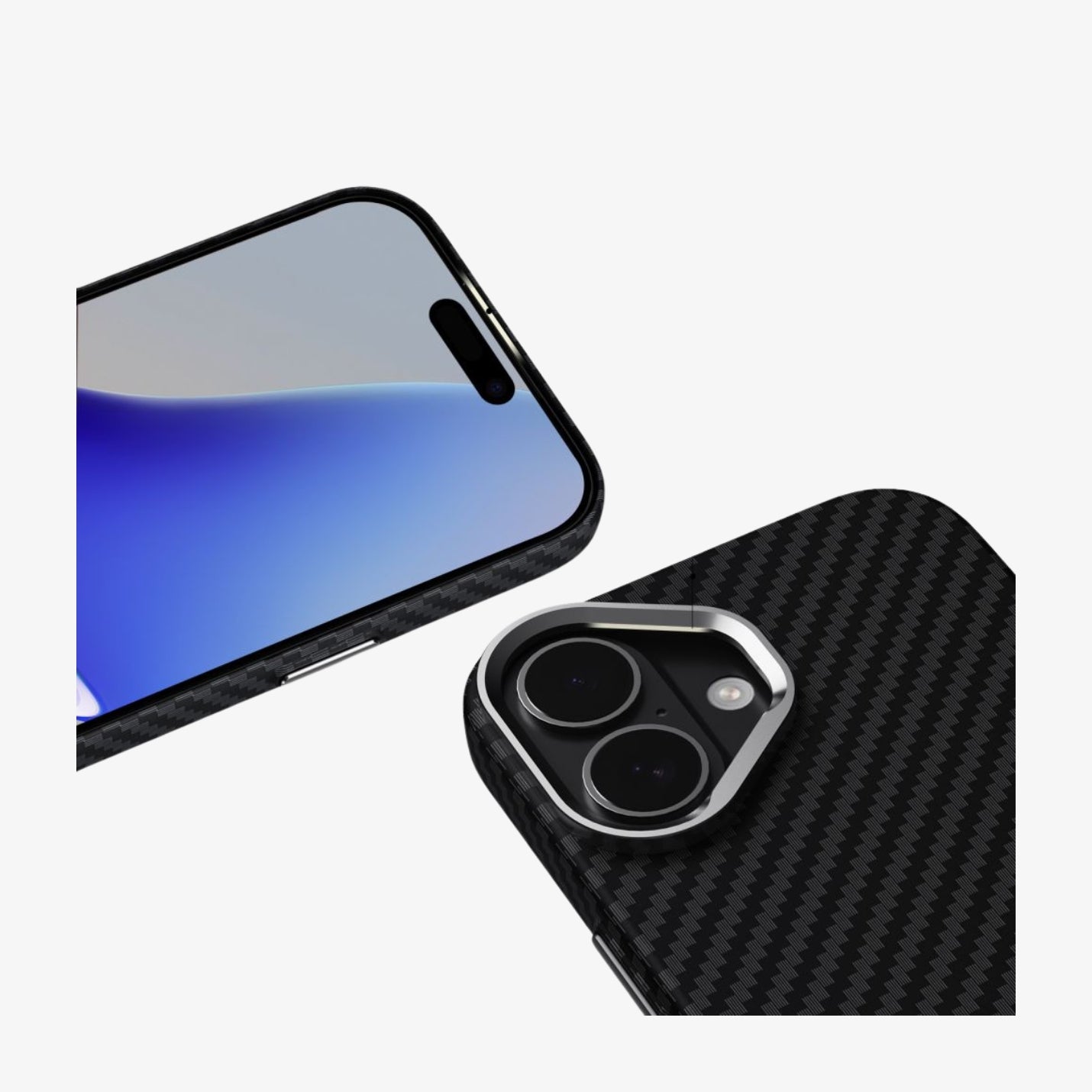 თხელი და მსუბუქი ჩასადები Tech-Protect Ion Carbon MagSafe iPhone 17-სთვის – კარბონის მასალა და მაგსეიფ მხარდაჭერა / Slim and lightweight premium case Tech-Protect Ion Carbon MagSafe iPhone 17 – carbon material with full MagSafe support