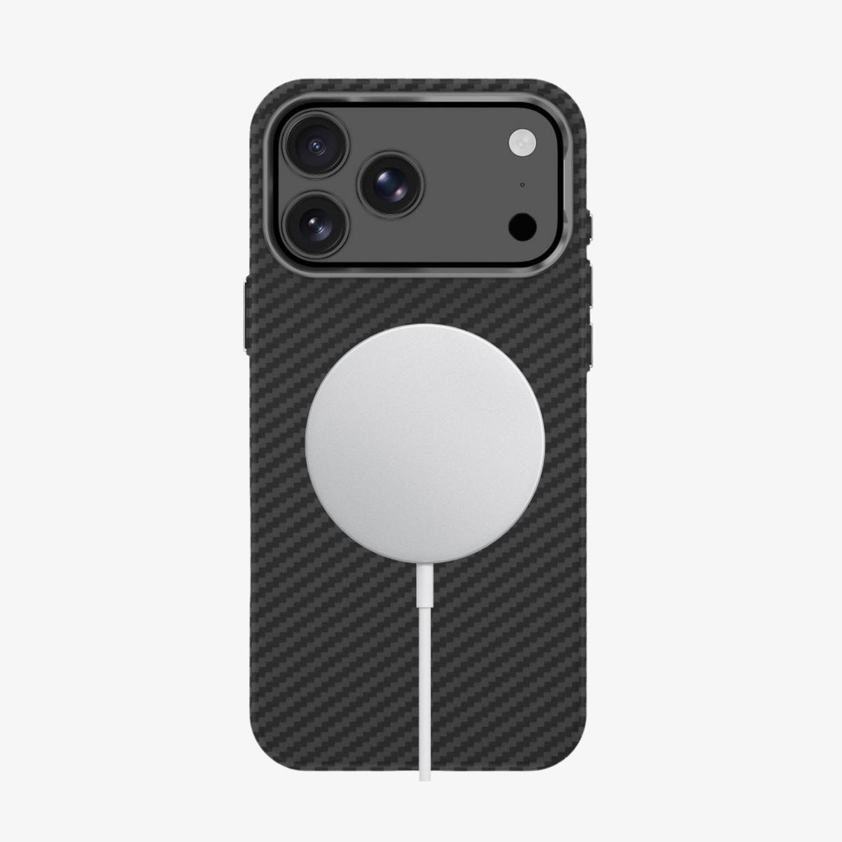 iPhone 18 Pro ჩასადები Tech-Protect Ion Carbon კარბონის დიზაინით