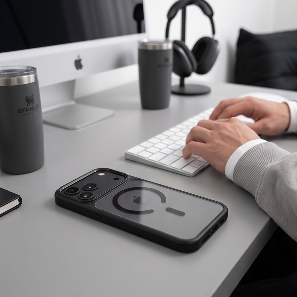 Tech-Protect MagMat CC ჩასადები iPhone 17 Pro Max MagSafe მხარდაჭერით