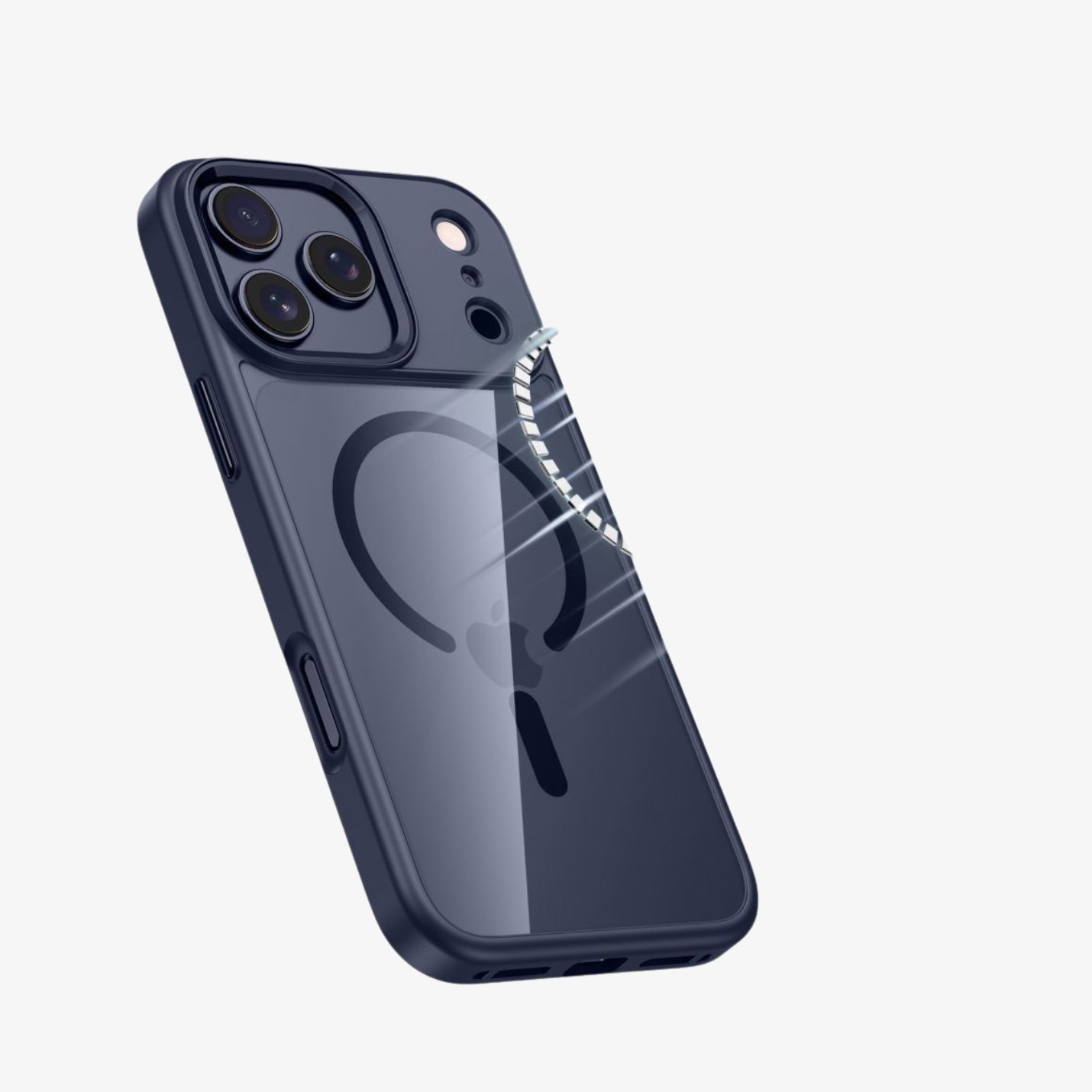 ქეისი Tech-Protect MagMat MagSafe iPhone 17 Pro – სტაფილოსფერი ან ლურჯი ქეისი მაგსეიფი (MagSafe) მხარდაჭერით და ელეგანტური დიზაინით.