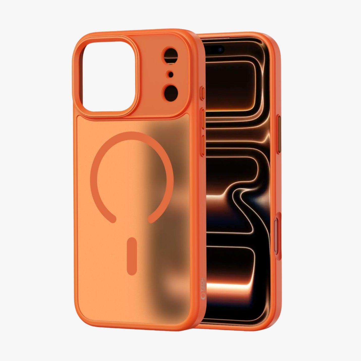 ქეისი Tech-Protect MagMat MagSafe iPhone 17 Pro Max – სტაფილოსფერი ან ლურჯი ქეისი მაგსეიფი (MagSafe) მხარდაჭერით და ელეგანტური დიზაინით.