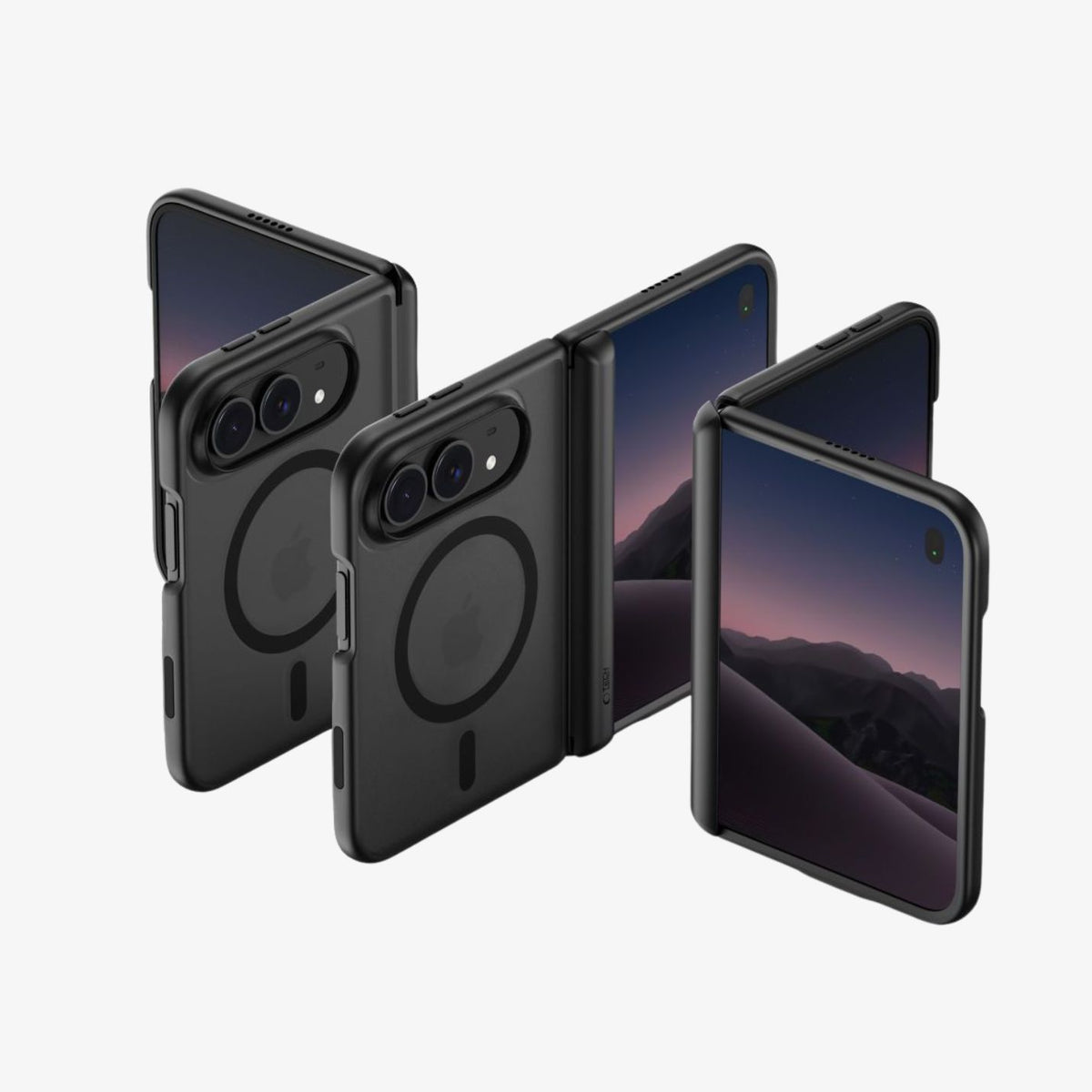 Tech-Protect MagPeack MagSafe CC ქეისი iPhone Duo მქრქალი დიზაინით