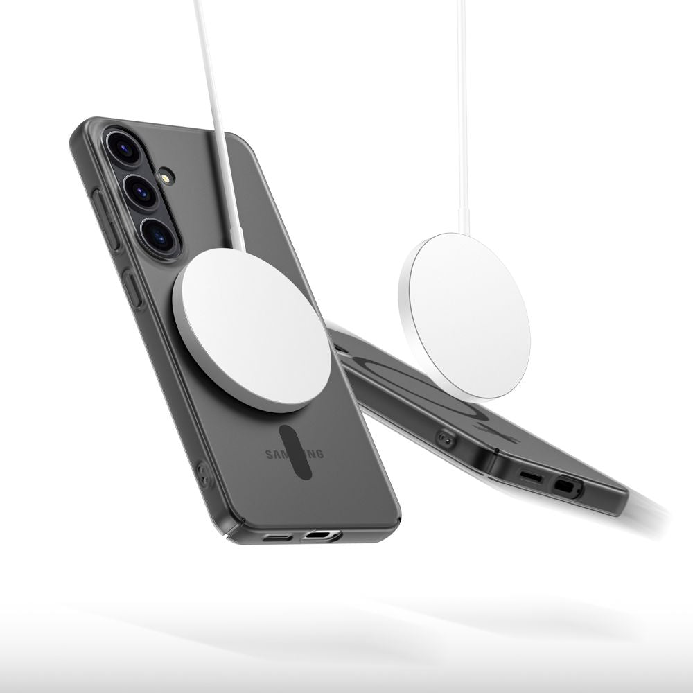 Tech-Protect MagSlim MagSafe Galaxy S25 Case - ულტრა თხელი და მაგსეიფი თავსებადი ჩასადები Samsung Galaxy S25-სთვის. სამსუნგის ქეისი რომელიც ს25-ის არის, Thin Case, magsafe case for s25