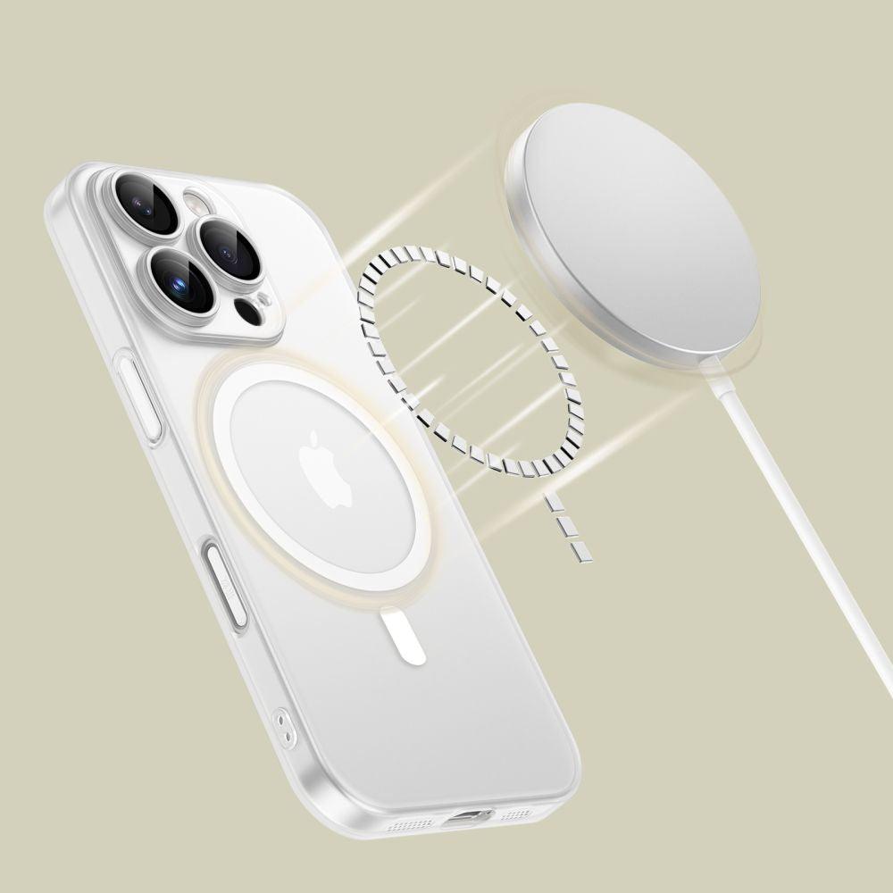 Tech-Protect MagSlim MagSafe iPhone 16 Pro Max-ის Matte Case, ულტრა თხელი ჩასადები, Thin Cases და ბიუჯეტური Magsafe Cases iPhone 16 Pro Max-ისთვის.