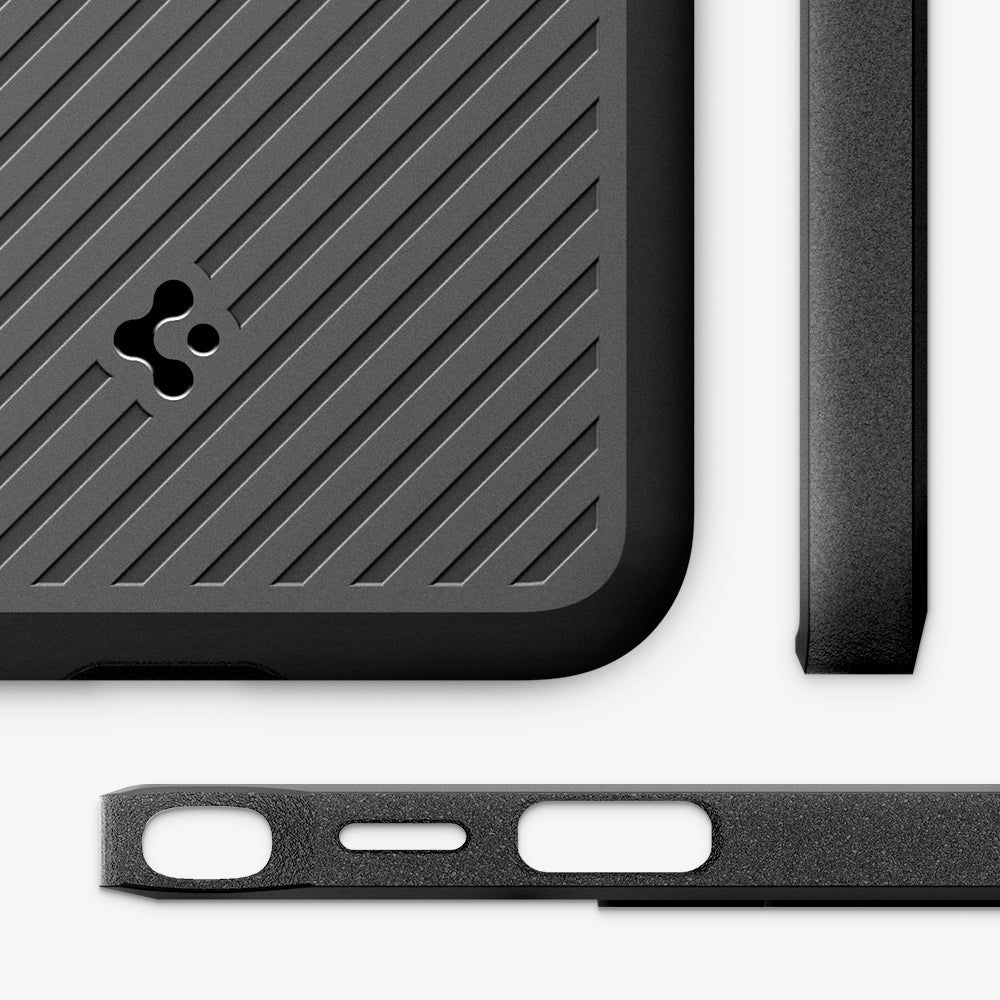 მყარი და საუკეთესო დაცვის ქეისი Spigen Core Armor Galaxy S24-თვის, Galaxy S24 Case შავი