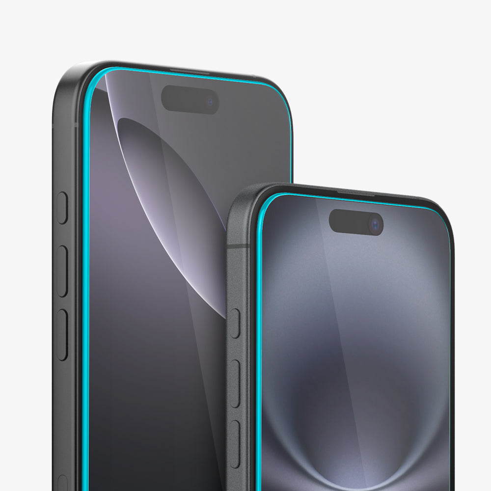 Spigen GLAS.tR EZ Fit ეკრანის დამცავი iPhone 16 Pro-ისთვის - ბრონირებული ეკრანის საუკეთესო დამცავი საქართველოში, in Tbilisi, იდეალური screen protector iPhone 16 Pro-ისთვის