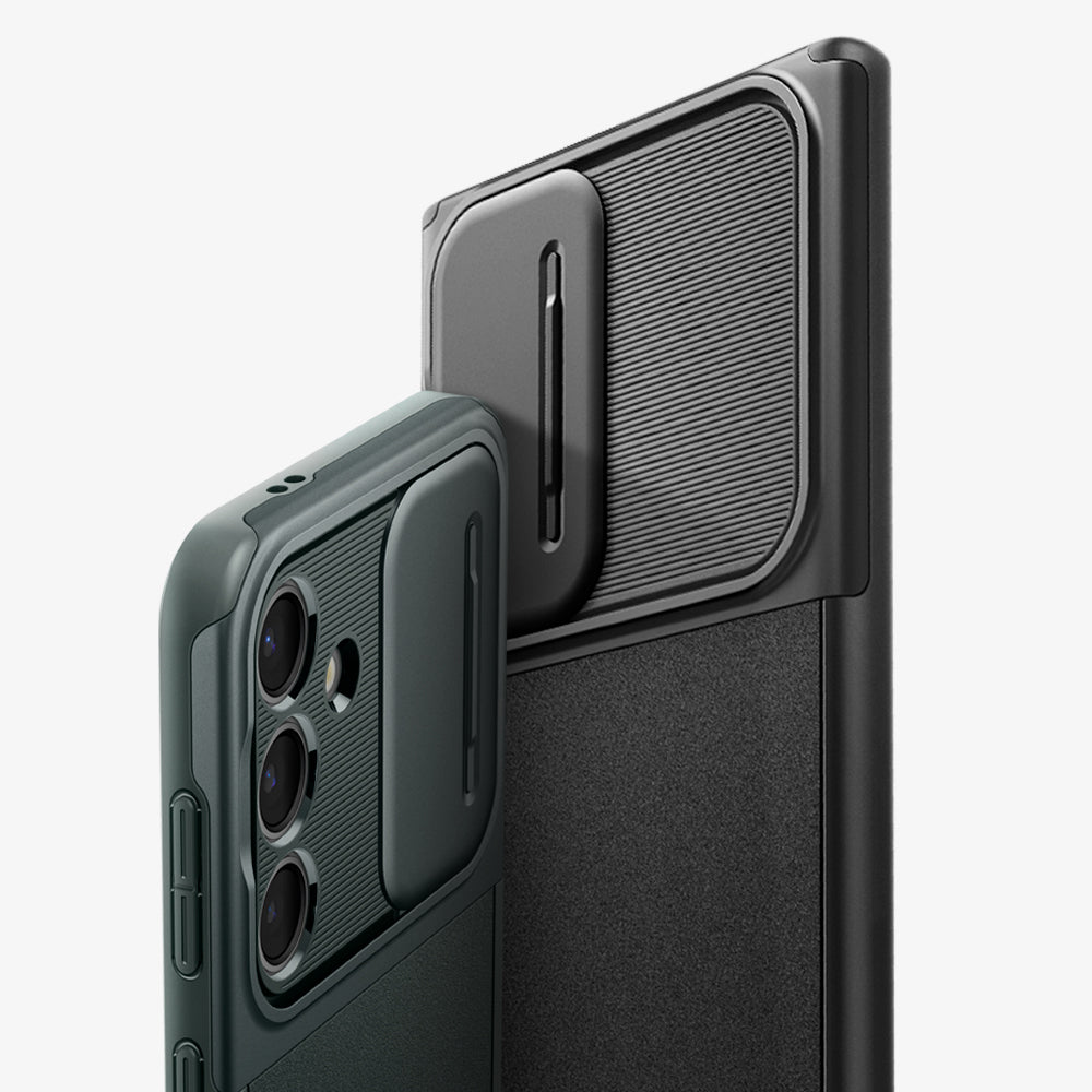 Spigen Optik Armor ჩასადები სამსუნგ ს24, პრემიუმ ხარისხის, კამერის დაცვის სპეციალური მექანიზმით და მაქსიმალური უსაფრთხოებისთვის, SamSung s24 Case, Galaxy