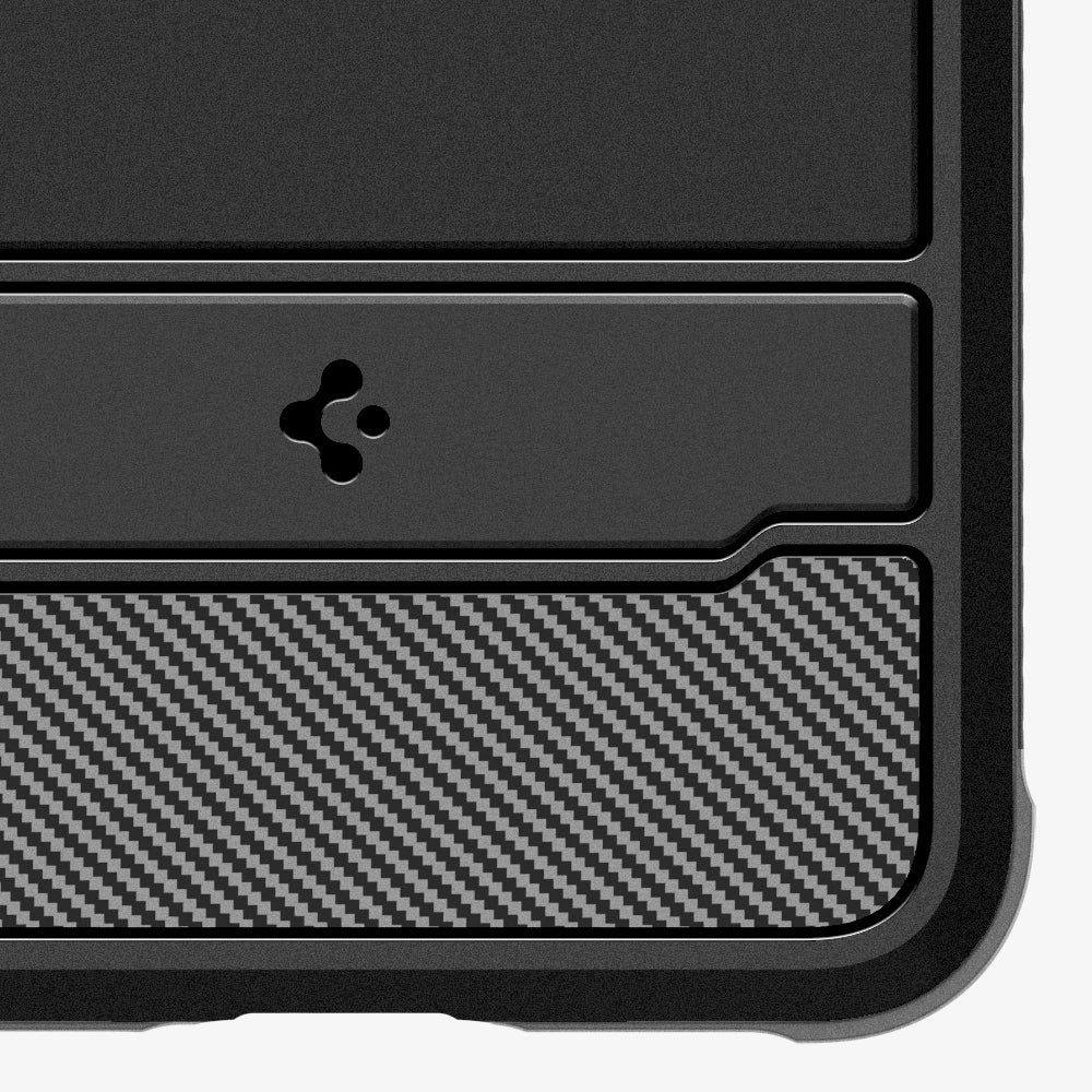 Spigen Rugged Armor პრემიუმ კლასის ქეისი Galaxy S24 Plus -ის, კუთხეების კარგი დაცვით და პრემიუმ მასალებისგან დამზადებული Galaxy S24 Plus-ის ქეისი