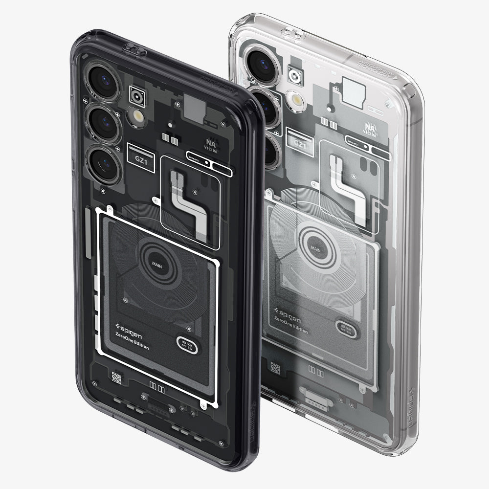 ფუტურისტული დიზაინის Spigen Ultra Hybrid Zero One ჩასადები Galaxy S24-ისთვის – პრემიუმ კლასის ქეისი საქართველოში
