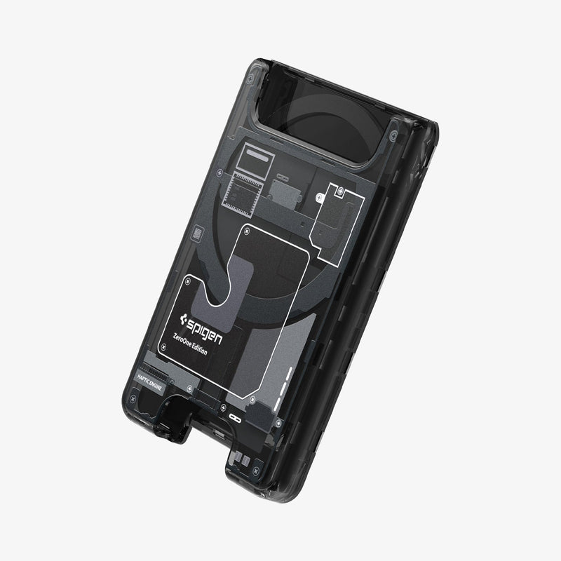 Spigen Ultra Hybrid MagSafe Wallet Zero One ტელეფონის საფულე 3 ბარათის ჩასადებით, მაგსეიფის მიმაგრებით, მაგნიტური საფულე