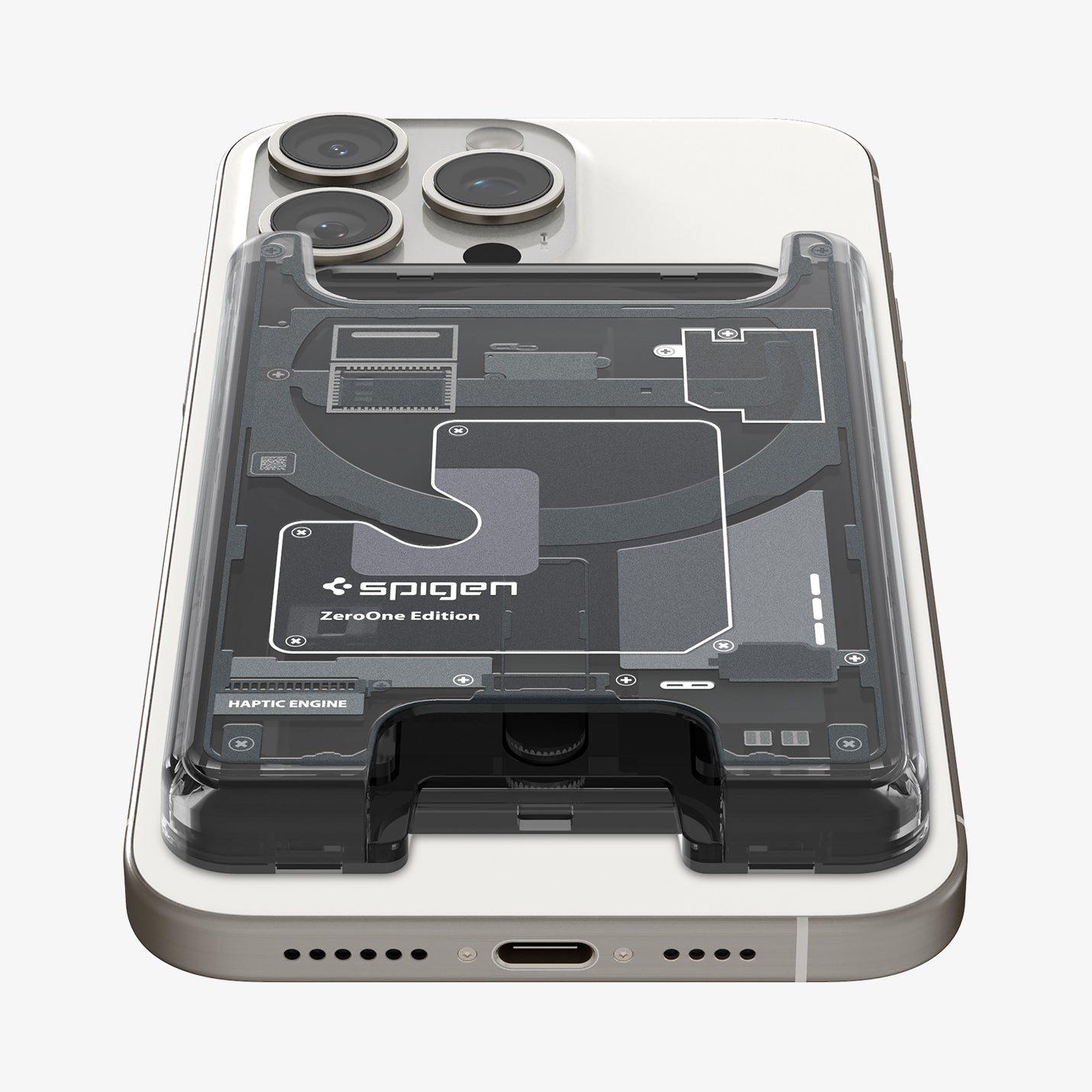 Spigen Ultra Hybrid MagSafe Wallet Zero One ტელეფონის საფულე 3 ბარათის ჩასადებით, მაგსეიფის მიმაგრებით, მაგნიტური საფულე