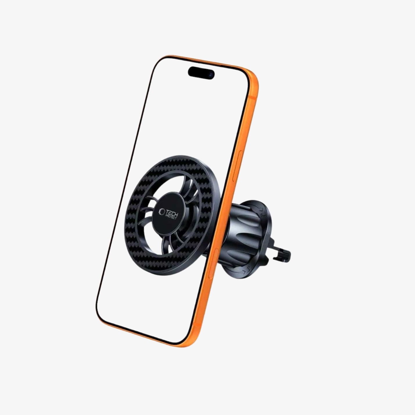 პატარა და კომპაქტური სმარტფონის დამჭერი მანქანისთვის Tech-Protect N56 Magnetic MagSafe მყარი მაგსეიფით