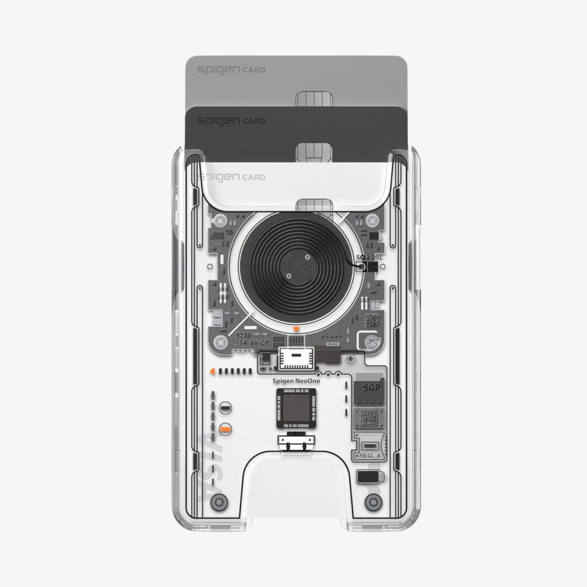 Spigen Ultra Hybrid Neo One საფულე მყარი მაგნიტით