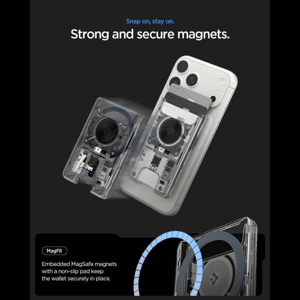 Spigen Ultra Hybrid Neo One Cards Wallet მაგნიტური საფულე