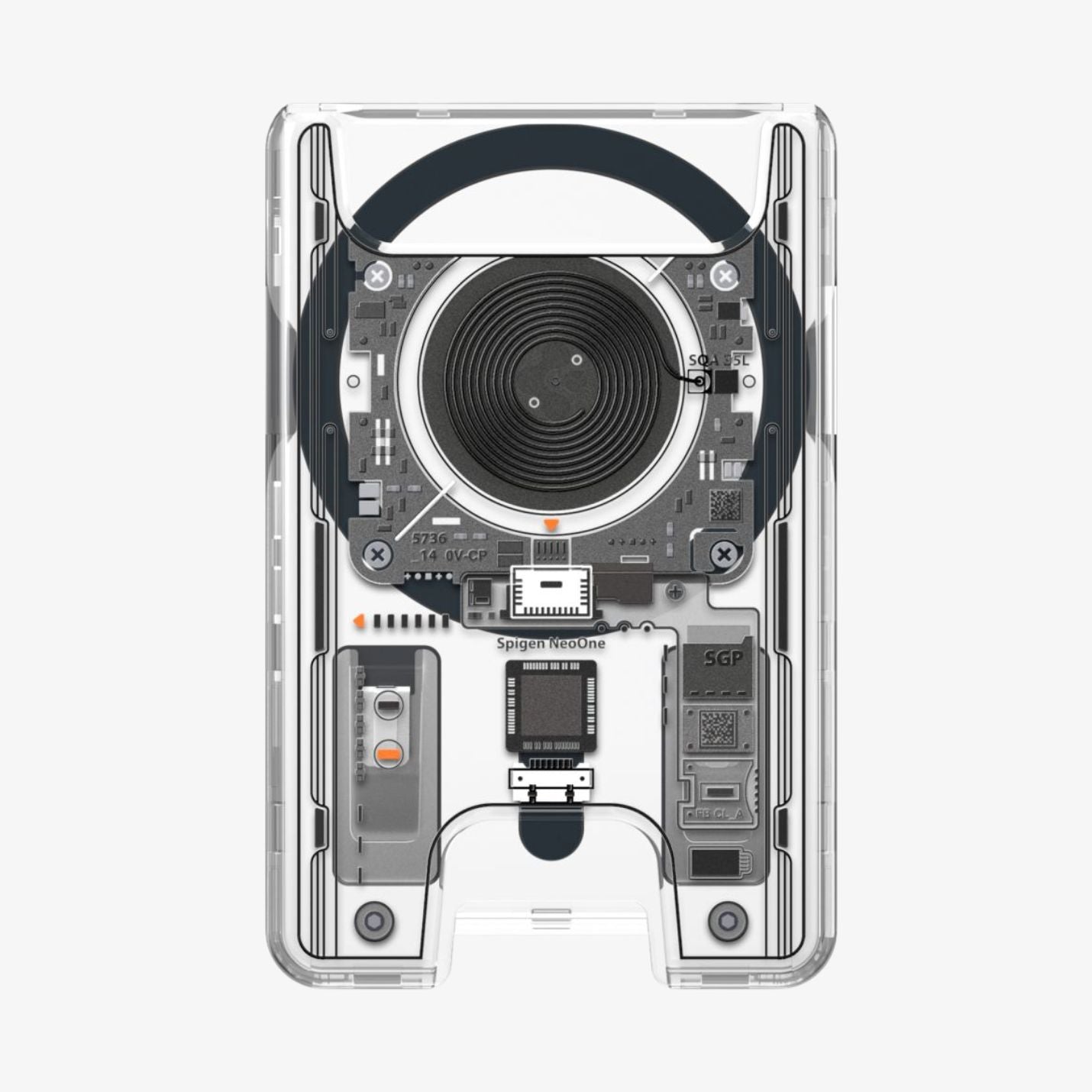 Spigen Ultra Hybrid Neo One Cards Wallet მაგნიტური საფულე
