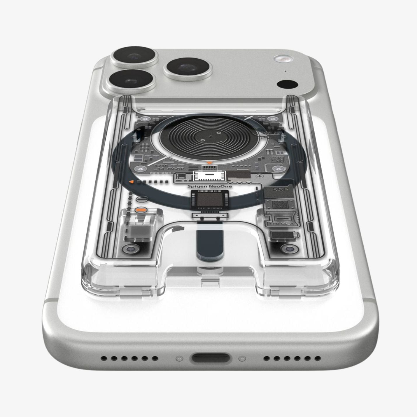 Spigen Ultra Hybrid Cards Wallet მყარი მაგნიტური ფიქსაციით