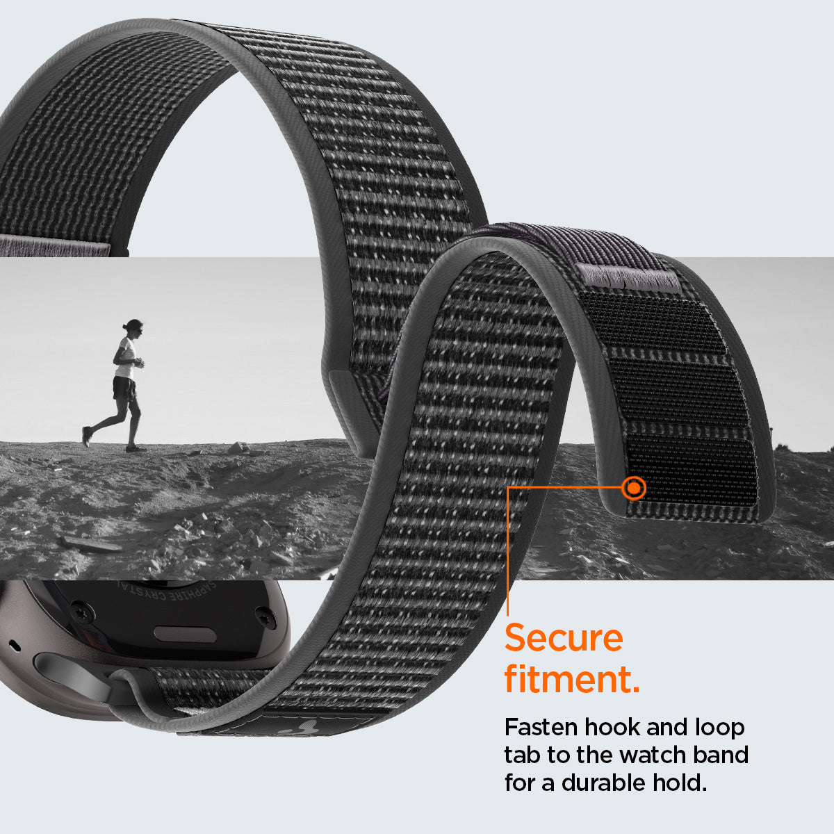 მსუბუქი Spigen Athlex Air 2 Band სუნთქვადი დიზაინით