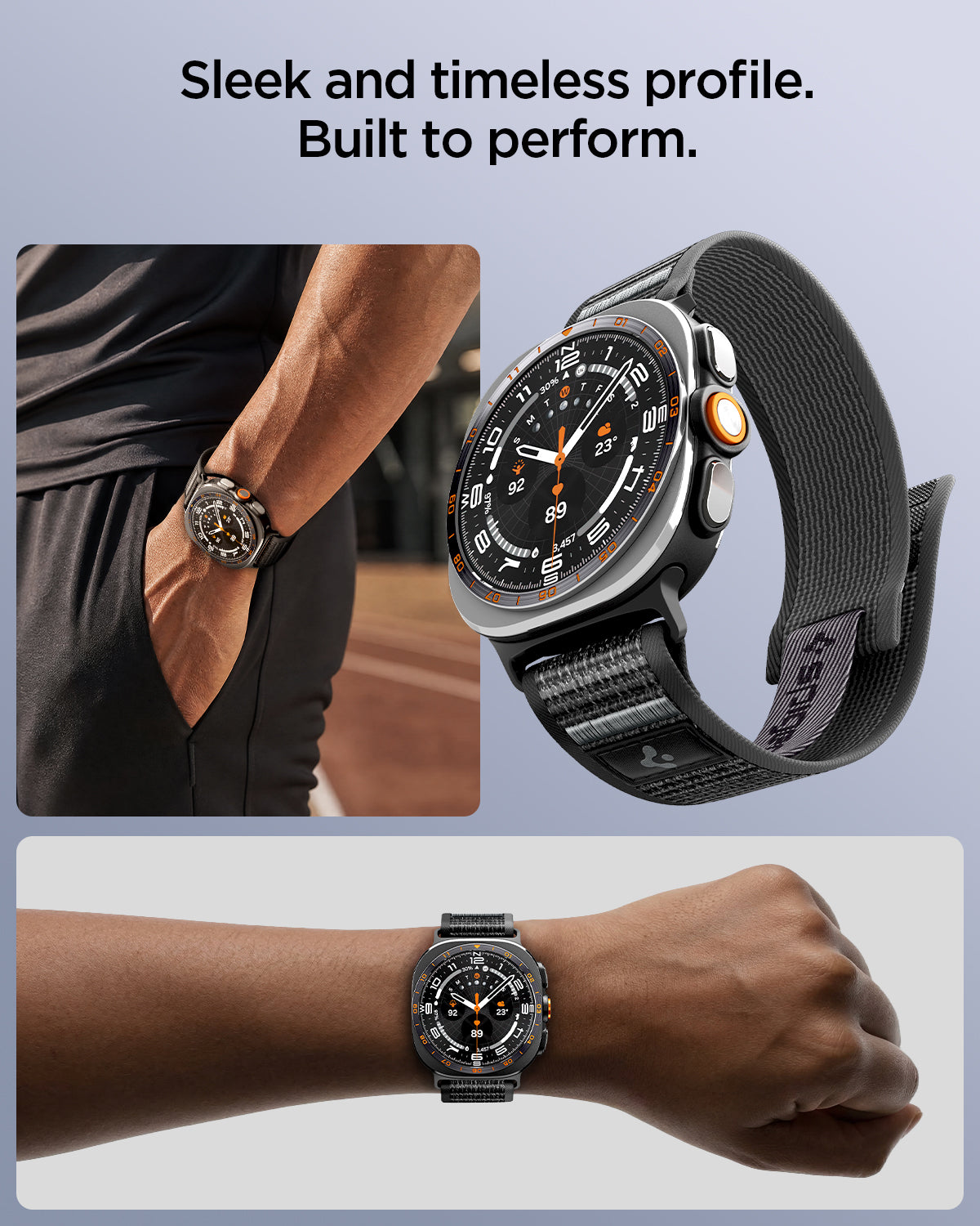 Galaxy Watch Ultra 1 / 2 განსხვავებული ბრასლეტი Spigen Athlex Air