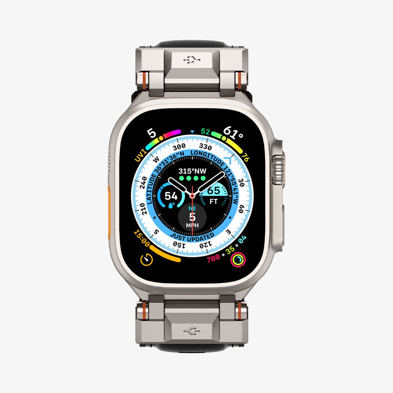 Spigen DuraPro Armor PU Band – პრემიუმ კლასი Apple Watch Ultra-სა და Apple Watch Series-ისთვის, გამძლე და კომფორტული სამაჯური სტილისა და დაცულობისთვის, Strap, Band