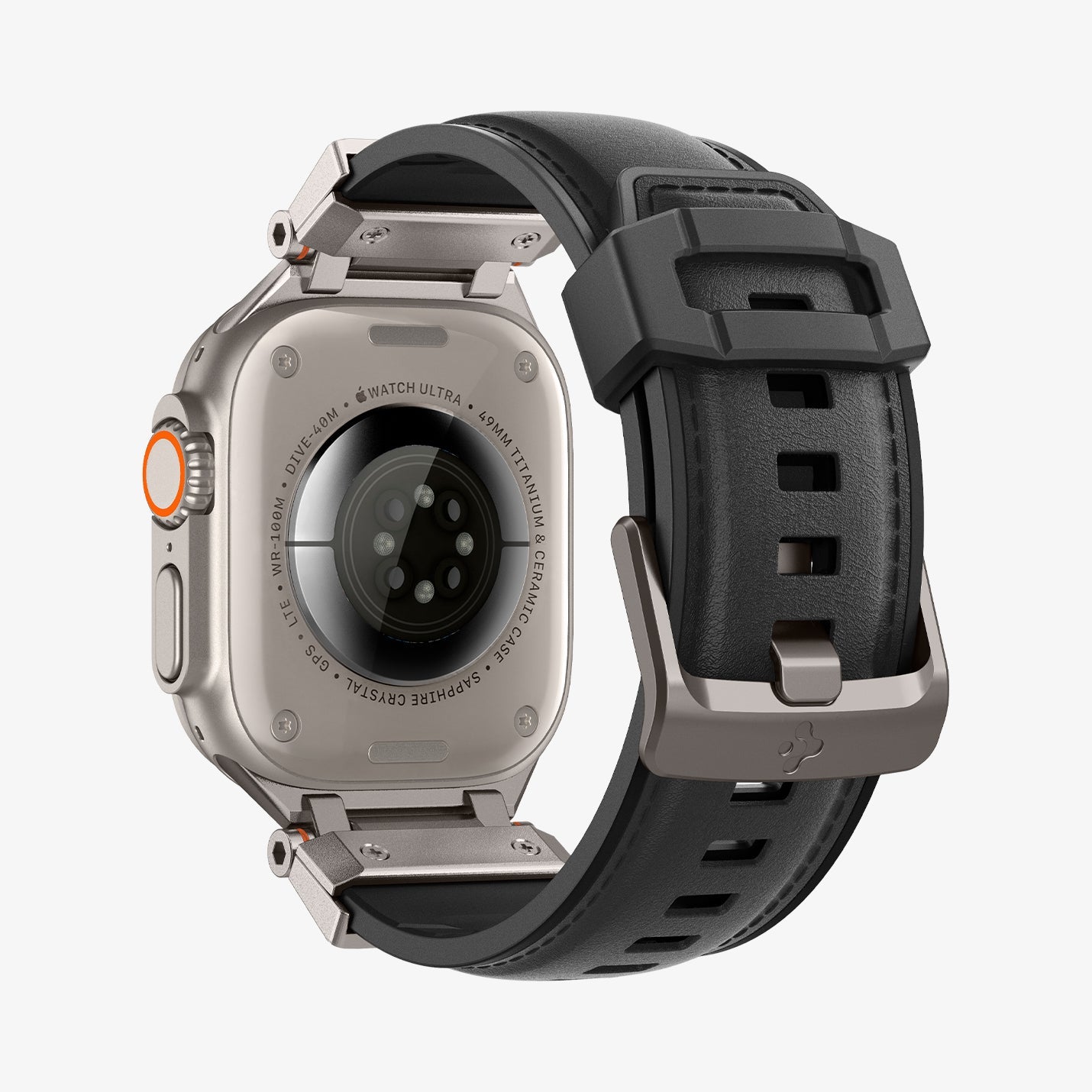 Spigen DuraPro Armor PU Band – პრემიუმ კლასი Apple Watch Ultra-სა და Apple Watch Series-ისთვის, გამძლე და კომფორტული სამაჯური სტილისა და დაცულობისთვის, Strap, Band