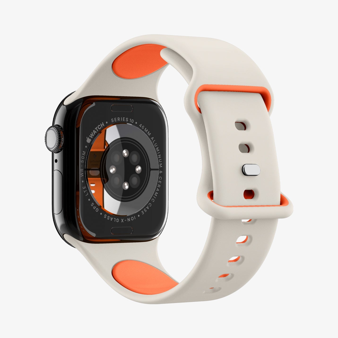 სამაჯური Spigen Nano PoP Band – ბრასლეტი Apple Watch Series 6/7/8/9/10, SE და Ultra 1/2 მოდელებისთვის, თანამედროვე დიზაინითა და გამძლე მასალით.