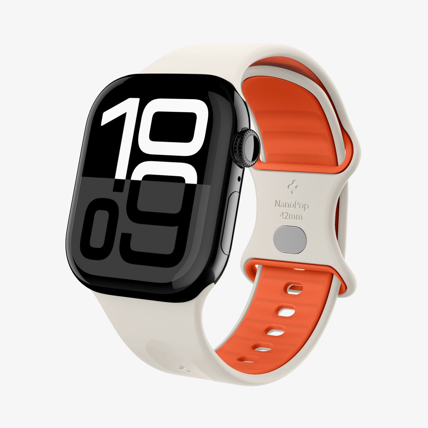 სამაჯური Spigen Nano PoP Band – ბრასლეტი Apple Watch Series 6/7/8/9/10, SE და Ultra 1/2 მოდელებისთვის, თანამედროვე დიზაინითა და გამძლე მასალით.
