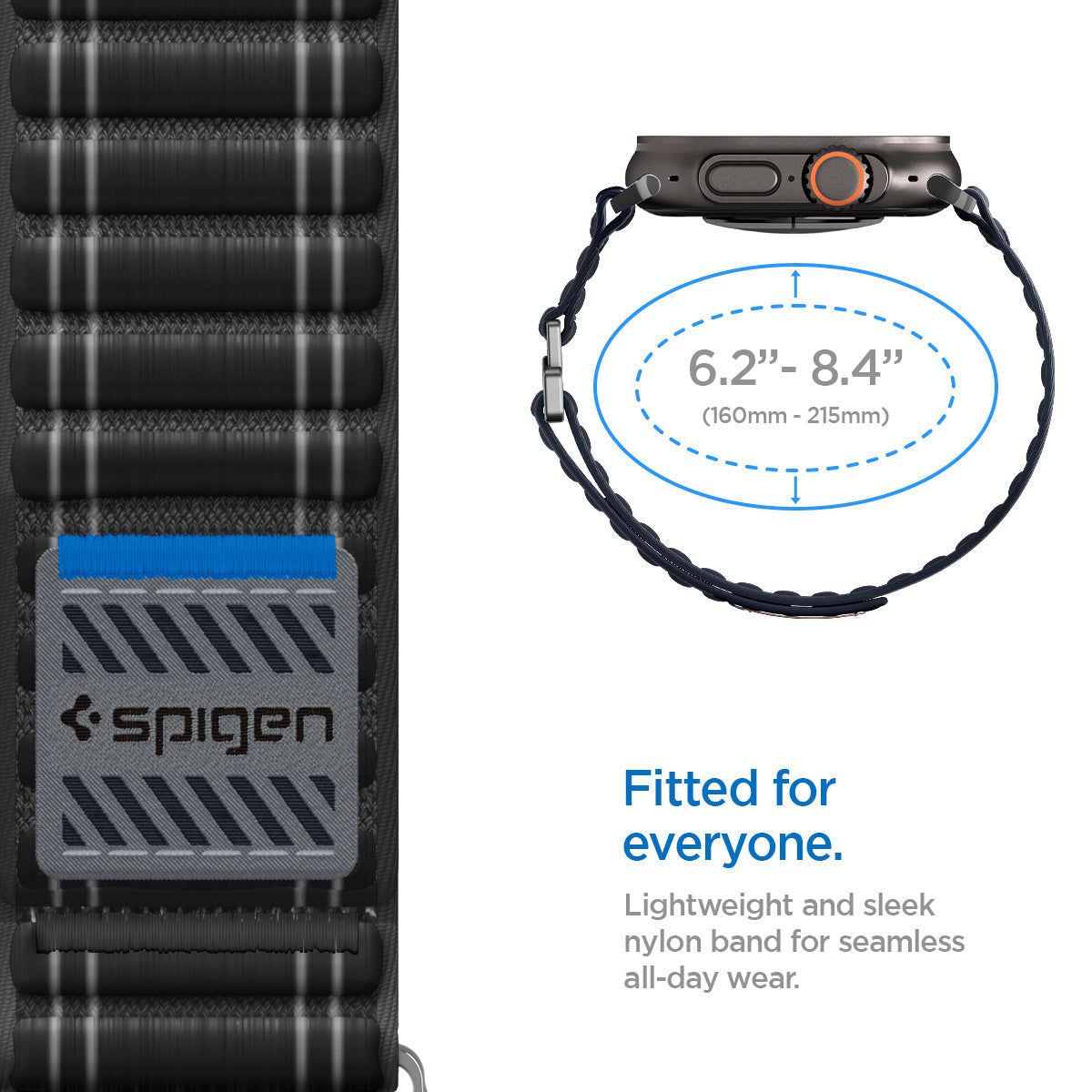 Spigen WBF0 სამაჯური გამძლე და კომფორტული ტარებისთვის