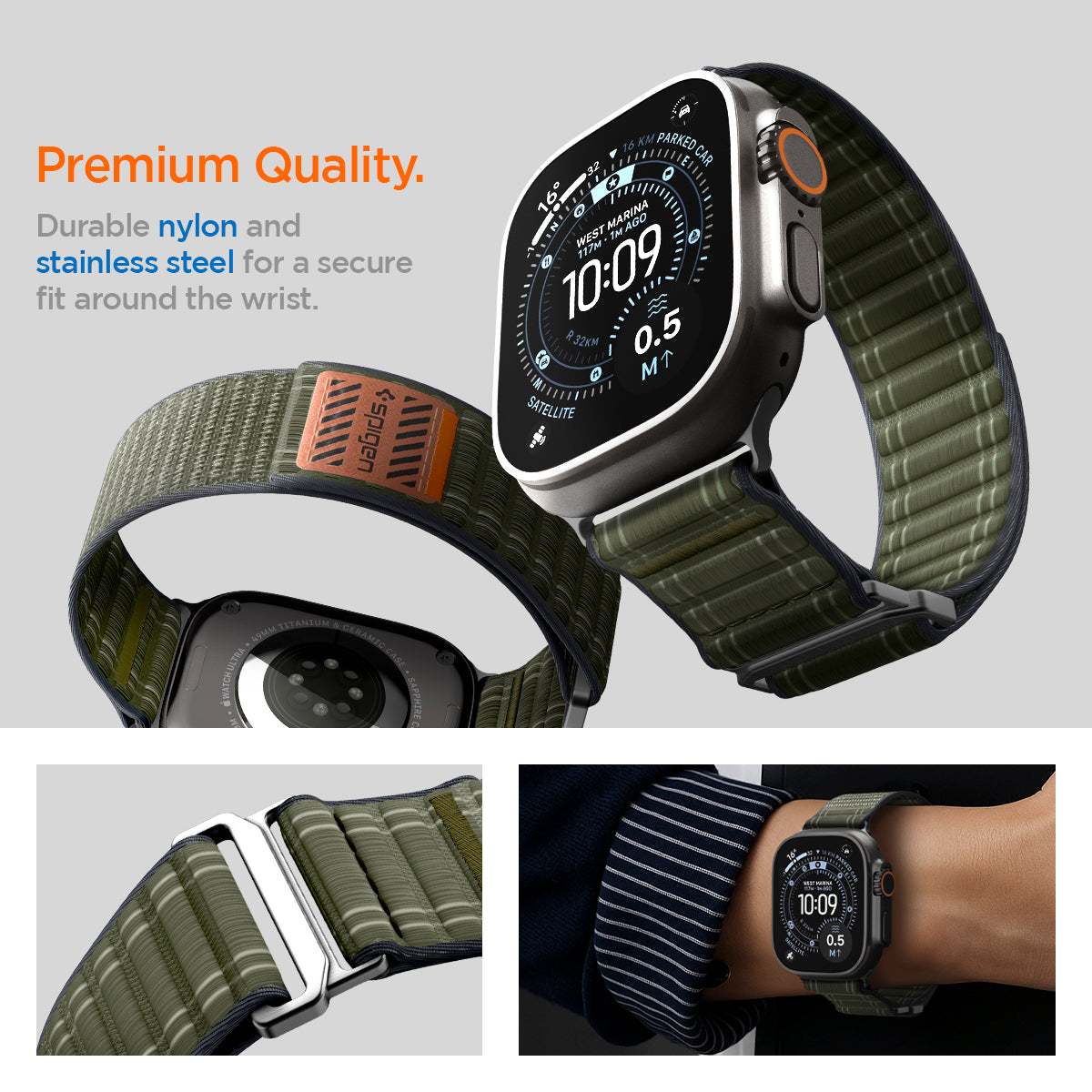 Spigen WBF0 Band კომფორტული სამაჯური