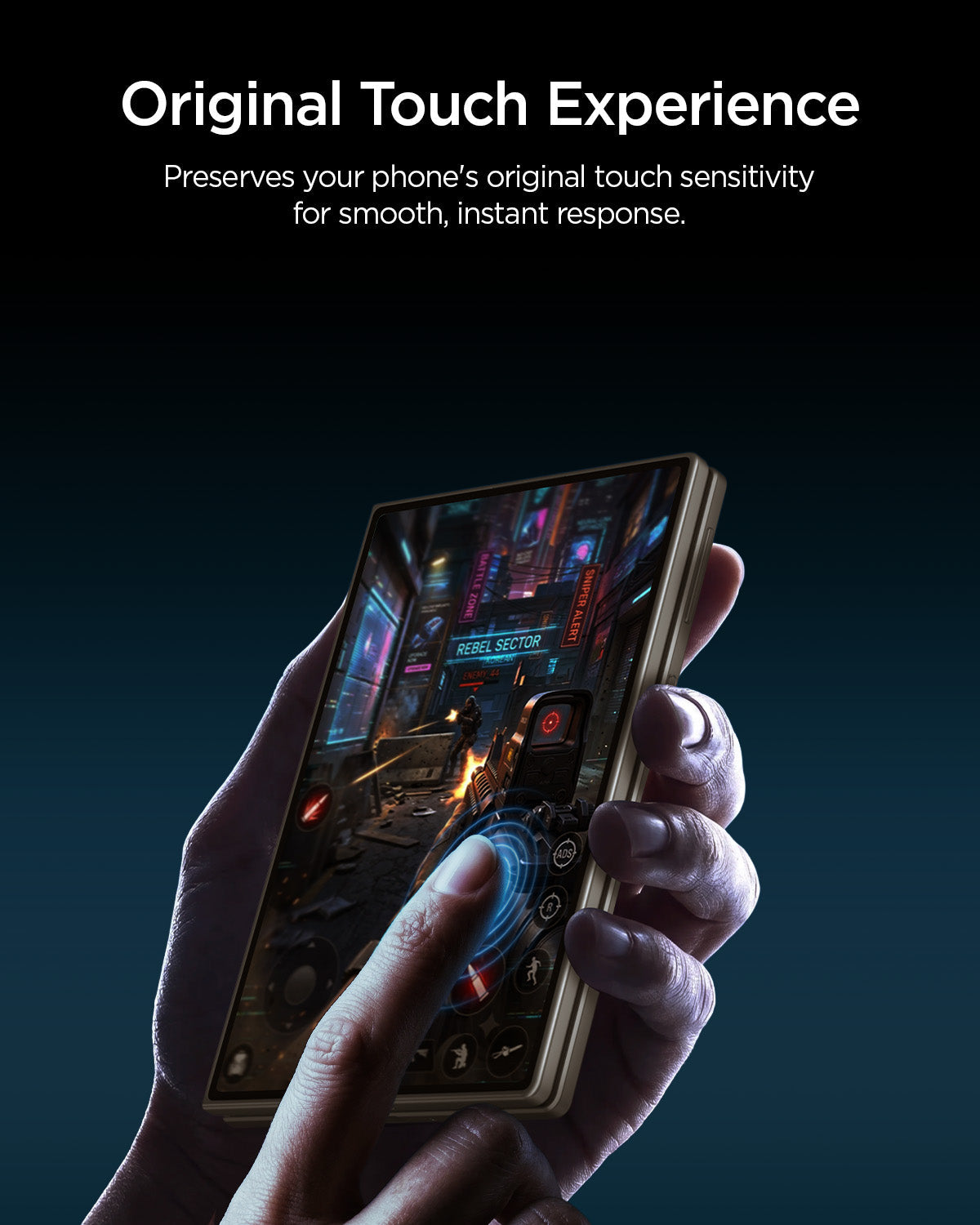 Galaxy Z Fold 8 ეკრანის დამცავი Spigen AluminaCore ტექნოლოგიით