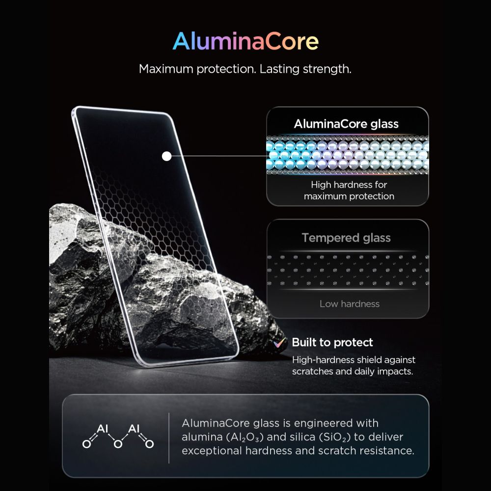 iPhone 18 Pro Max Incognito ბრონი Spigen GLAS.tR EZ Fit Pro HD AC