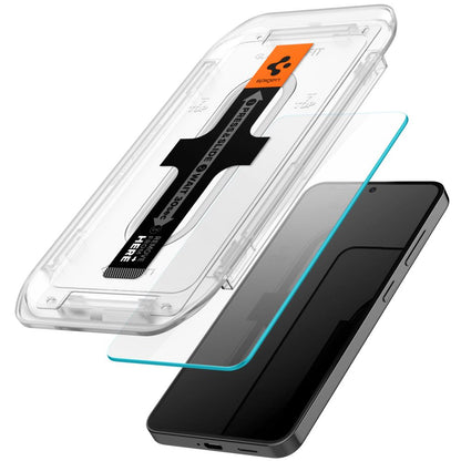 Spigen GLAS.tR EZ Fit ეკრანის დამცავი Galaxy S25-ისთვის – ბრონრებული დამცავი თითის ანაბეჭდის სენსორის მხარდაჭერით, ს25 ბრონი საუკეთესო დაცვასთან ერთად. Spigen GLAS.tR EZ Fit Screen Protector for Galaxy S25 – armored protection with fingerprint sensor compatibility, perfect for S25 in tbilisi