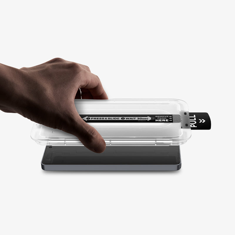 Spigen GLAS.tR EZ Fit Pro ეკრანის დამცავი Galaxy S26 Ultra ბრონი შუშით